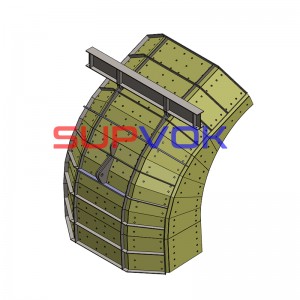 Ceramic Composite Rubber Liner and chute plates